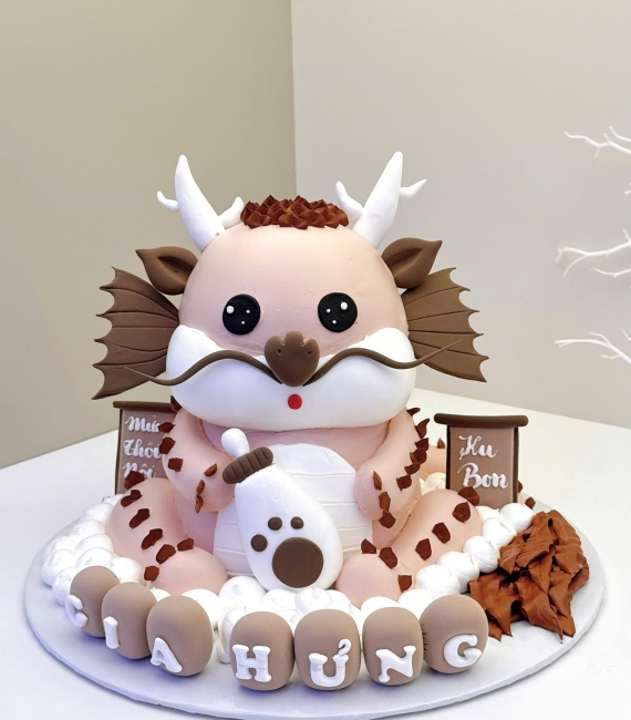 Bánh Kem Thôi Nôi đầy tháng đẹp 2025