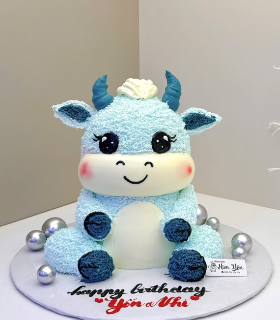 Bánh Kem Thôi Nôi Hình Con Dê cho bé gái