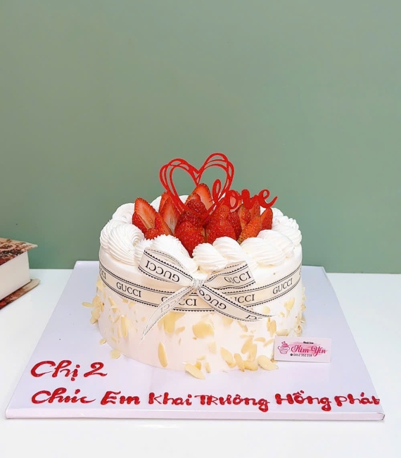 Bánh kem bắp mừng khai trương