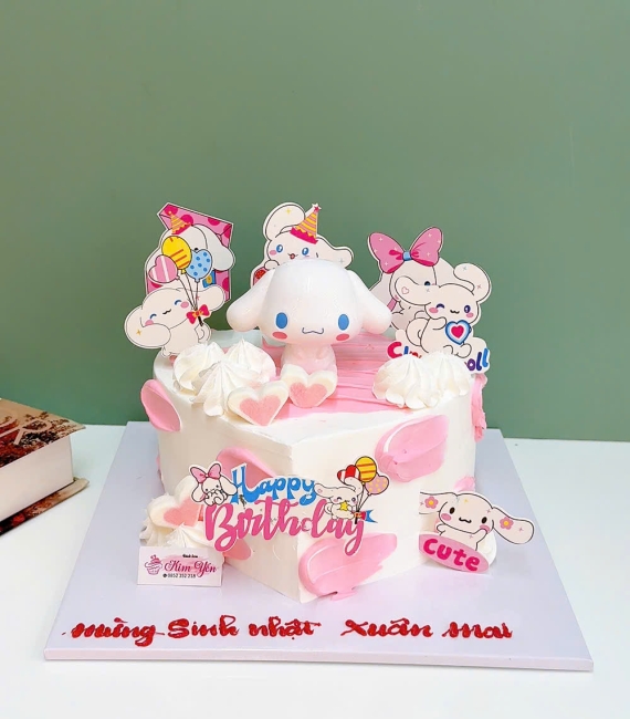 Bánh kem dành cho bé gái lên 8 tuổi