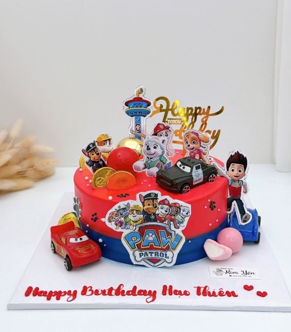 Bánh kem hoạt hình PAW Patrol (Đội Chó Cứu Hộ)