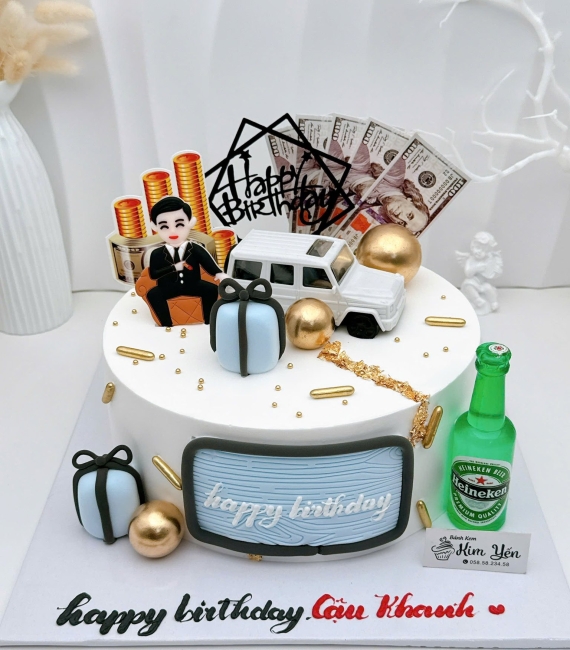 Mẫu bánh kem dành cho nam mẫu hot tại Kim Yến