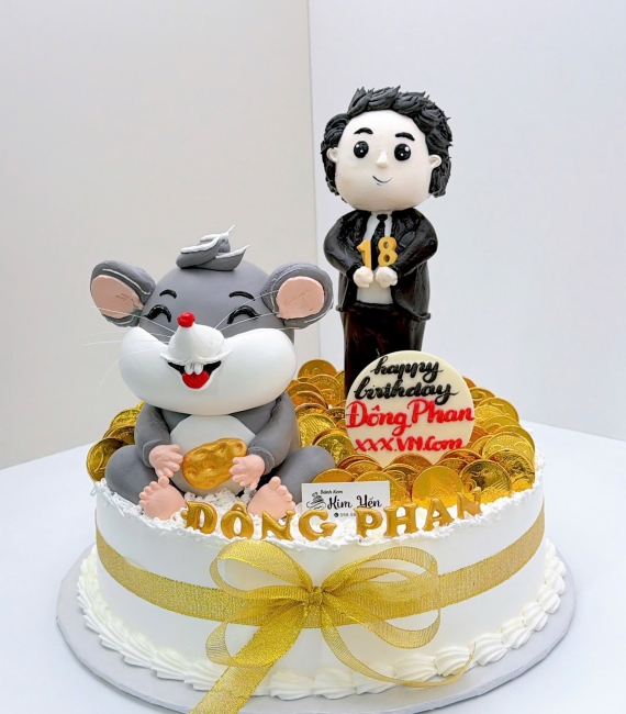 Bánh kem tạo hình 3d tuổi chuột mẫu đẹp 2026