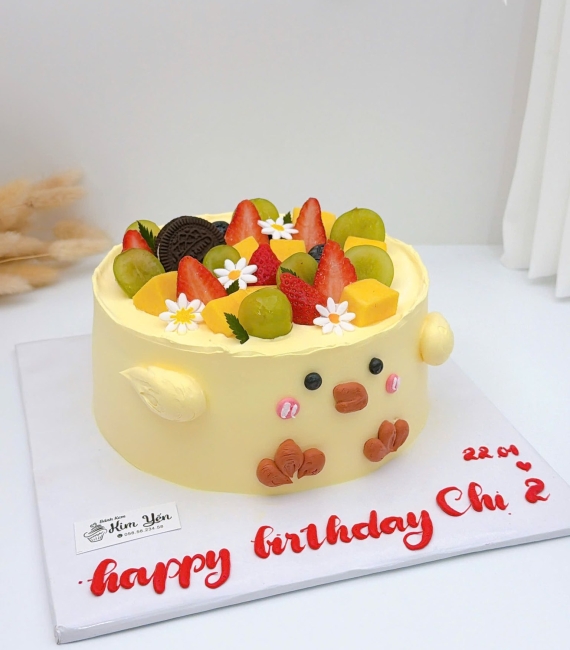 Bánh kem trái cây tặng sinh nhật chị gái hot 2026