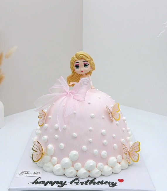 Bánh kem công chúa Elsa hot lên 6 tuổi