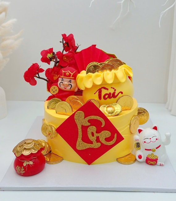 Bánh kem khai trương mẫu đẹp 2026