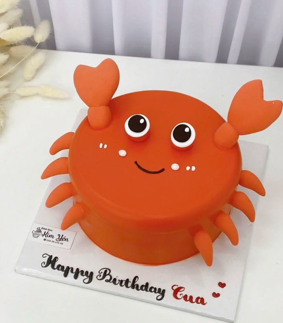 Bánh kem tạo hình con cua hot hiện tại 