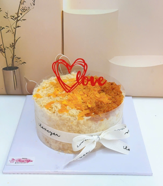 Mẫu bánh bông lan trứng muối  tặng 20/11