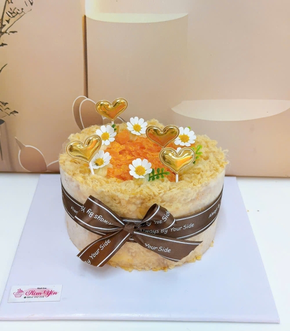 Mẫu bánh bông lan trứng muối  tặng 20/11 tặng cô giáo