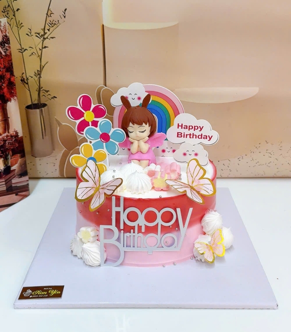 Mẫu bánh xinh đáng yêu dành cho bé gái-bánh kem ở cao lãnh