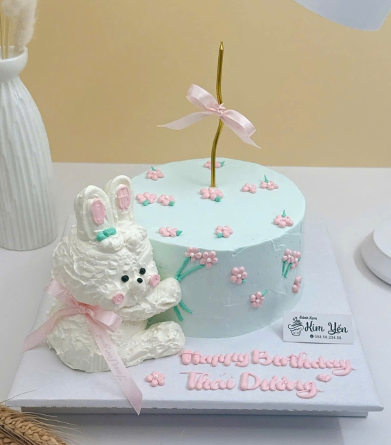 Bánh kem hàn quốc gấu nhỏ dễ thương