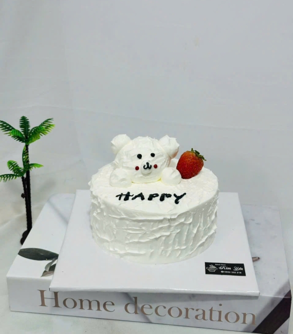 Bánh kem gấu trắng