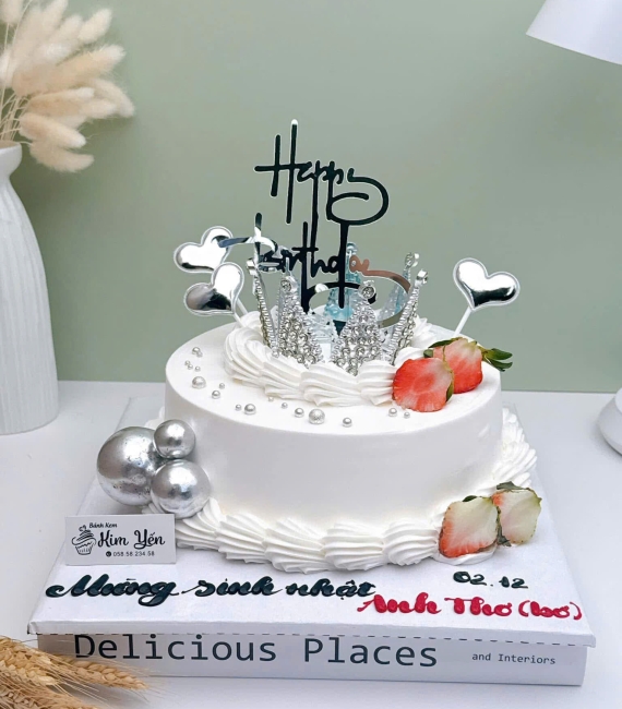 Bánh kem trang trí dễ thương