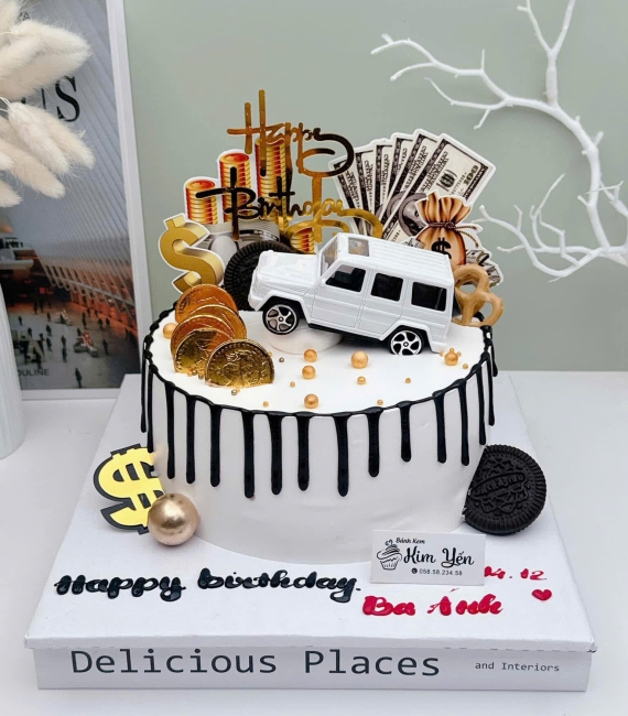 Bánh kem trang trí dễ thương