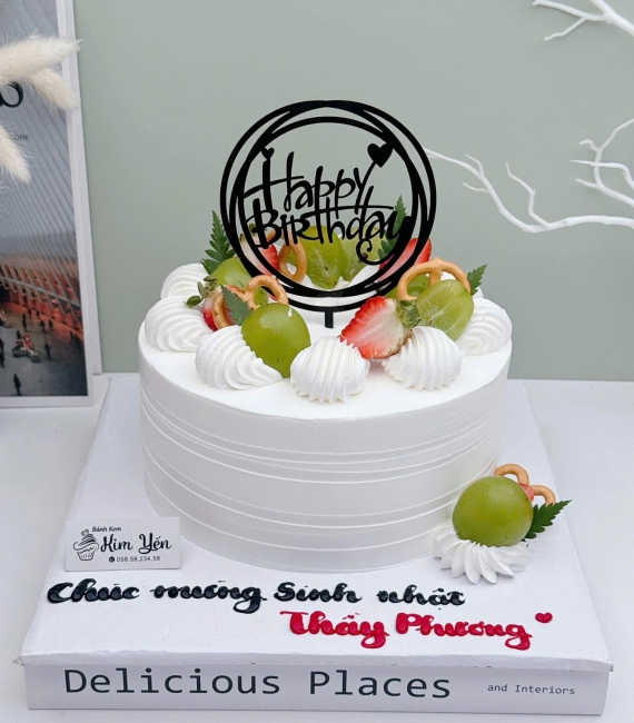 Bánh kem tặng thầy 