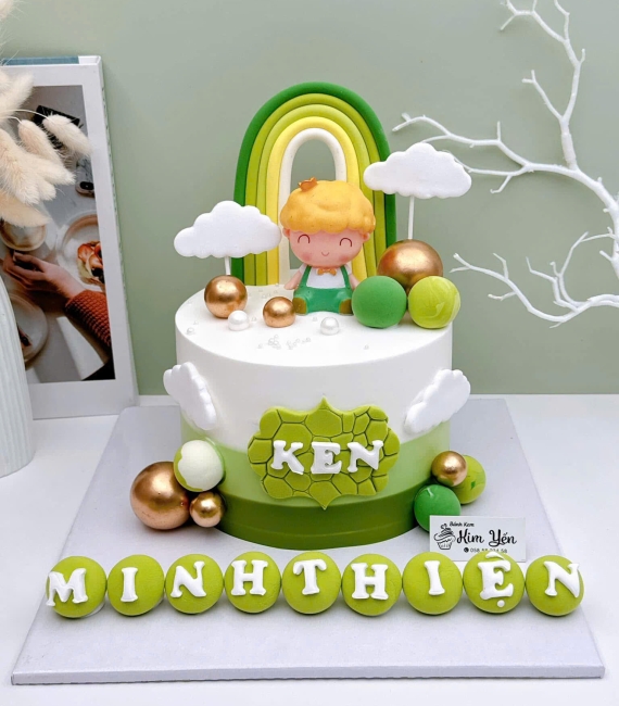 Bánh hình cậu bé đáng yêu 