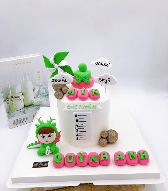 Bánh thôi nôi hình con khủng long