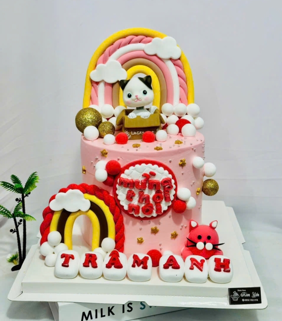 Bánh mừng đầy tháng đáng yêu