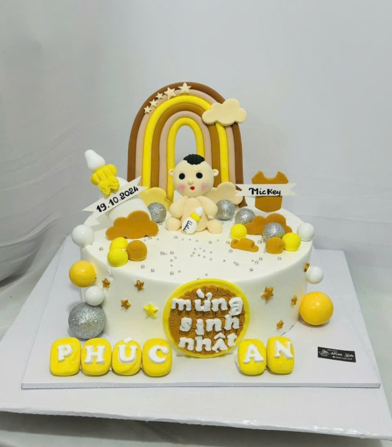 Bánh mừng đầy tháng đáng yêu