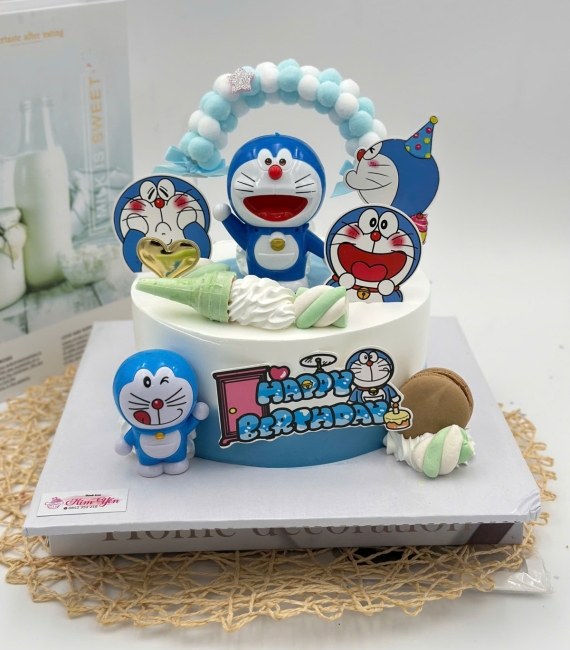 Bánh Kem hoạt hình  Đô rê mon