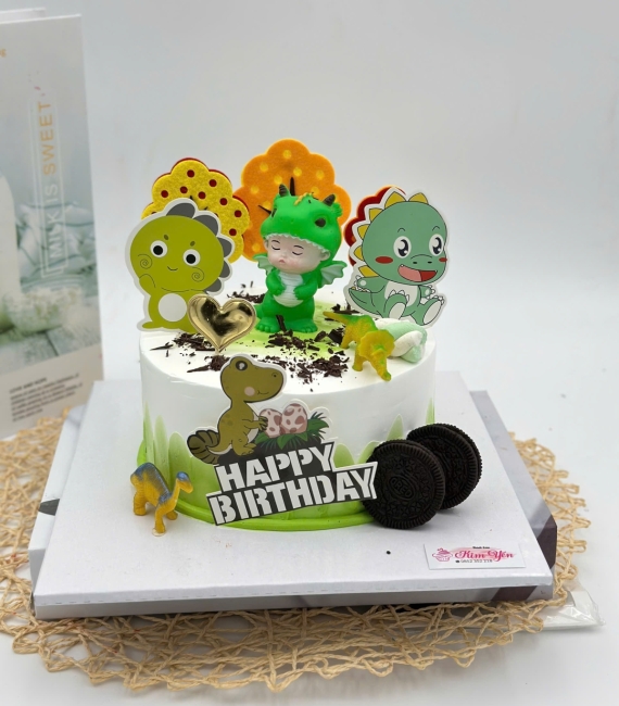 Bánh Kem hoạt hình  chú khủng long