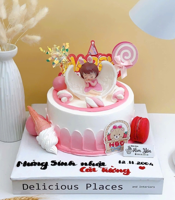 Bánh kem chúc mừng cháu gái 