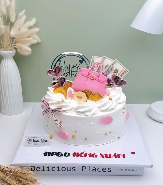 Bánh kem cho bé gái dễ thương 