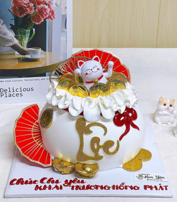 Bánh kem mừng khai trương chị yêu