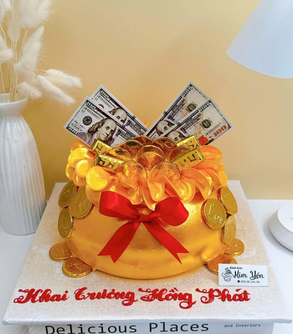 Bánh kem mừng khai trương bạn