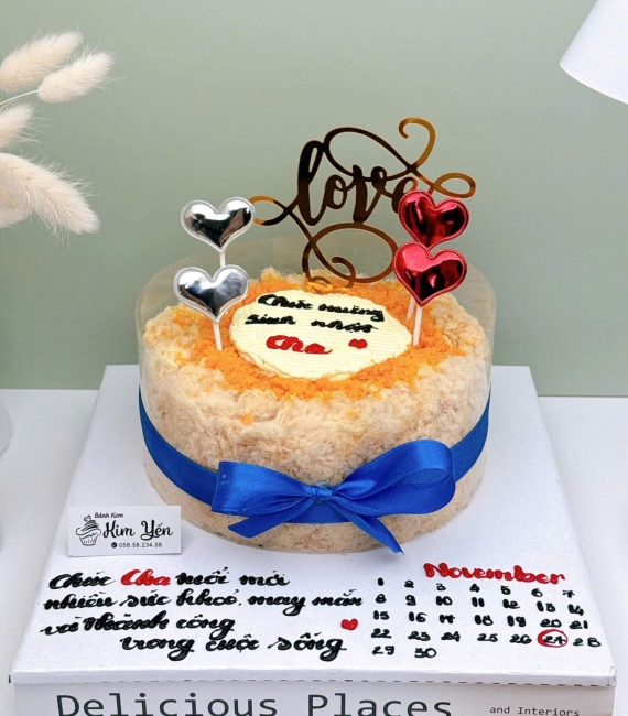 Bánh bông lan tặng cha yêu