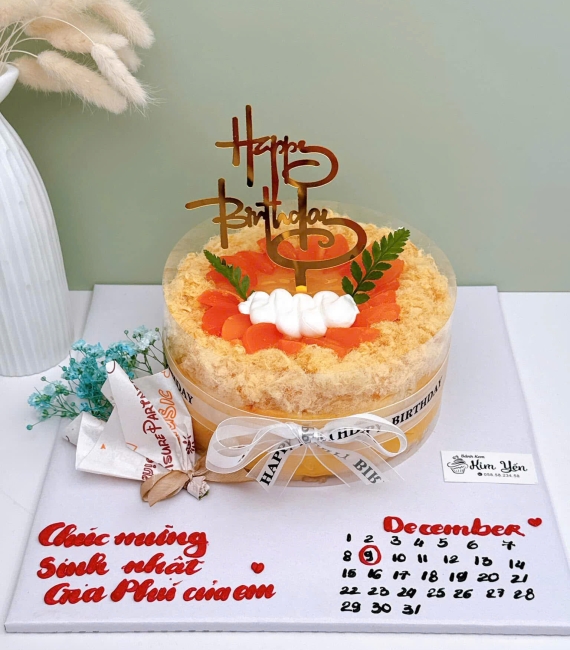 Bánh bông lan tặng em trai 