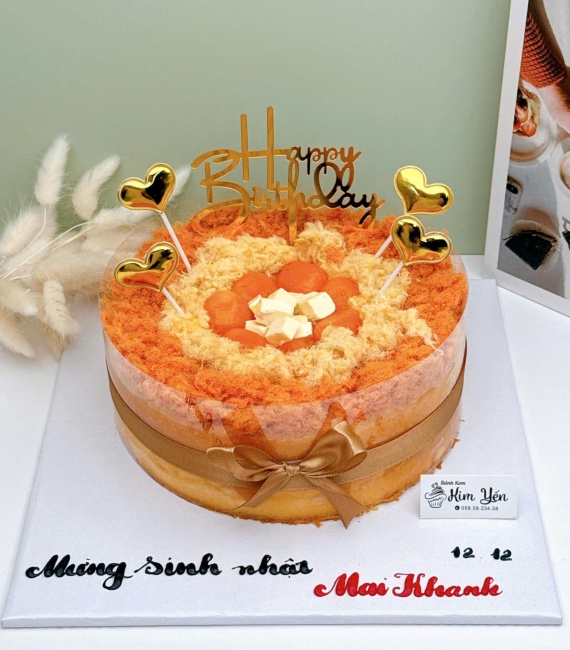 Bánh bông lan tặng sinh nhật 