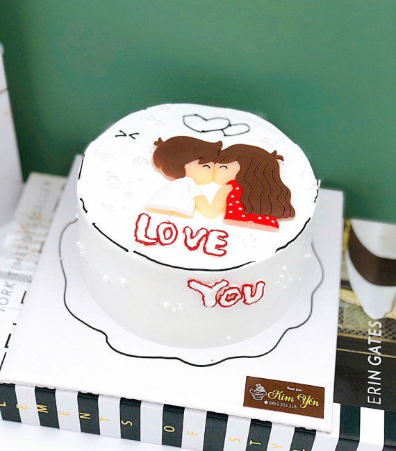 Bánh kem chúc mừng tình yêu 
