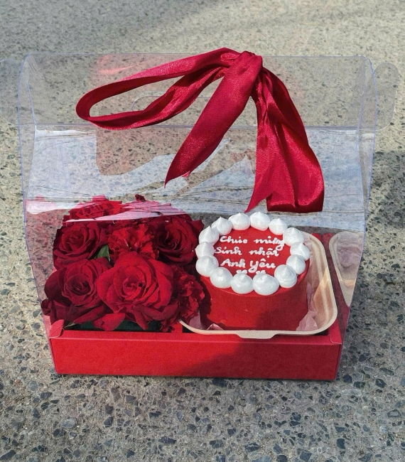 Sét bánh và hoa 11