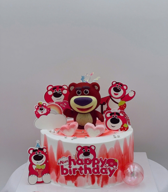 Bánh Kem Gấu Dâu- Sinh Nhật Bé Yêu Đáng Nhớ