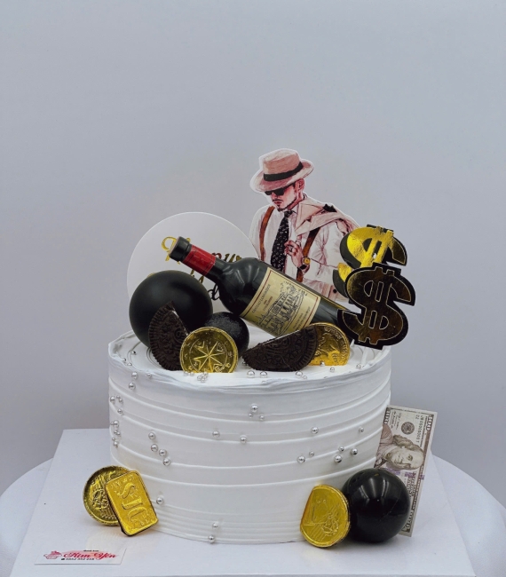 Bánh Kem Đơn Giản Nhưng Cá Tính Dành Cho Anh