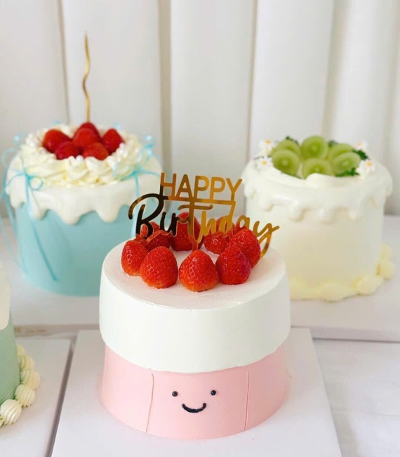 Bánh kem trái cây dâu tây 