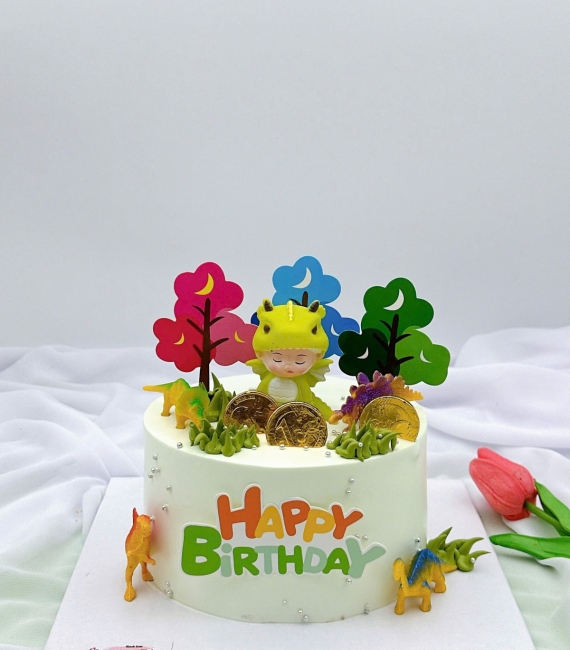 Bánh kem thế giới khủng long