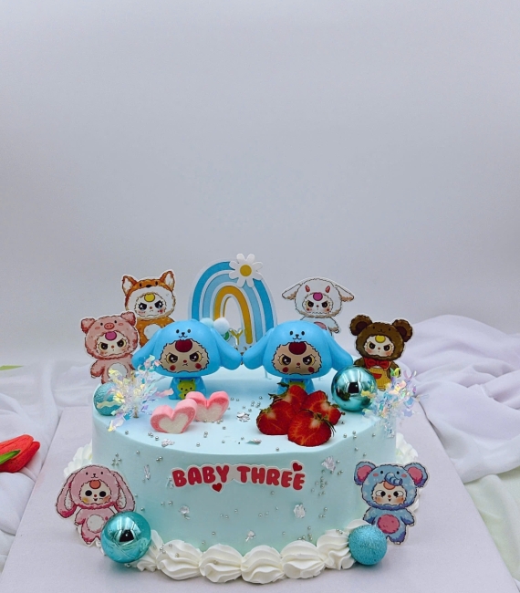 Bánh sinh nhật Labubu cho bé gái