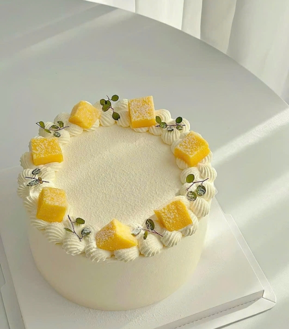  Bánh kem hàn quốc trang trí trái cây