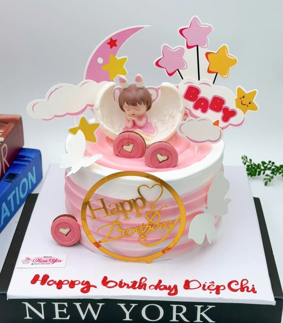 Bánh kem dành cho bé gái làm theo yêu cầu ở Cao Lãnh