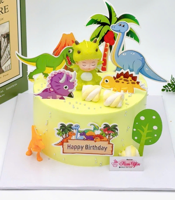 Bánh Kem khủng long 