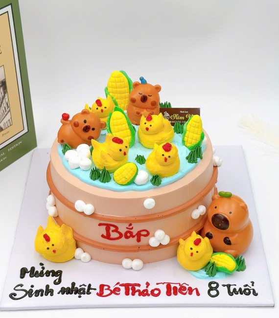 Bánh sinh nhật Capybara Mini