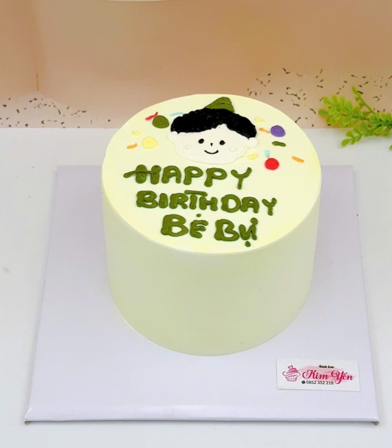  Bánh sinh nhật tone vàng