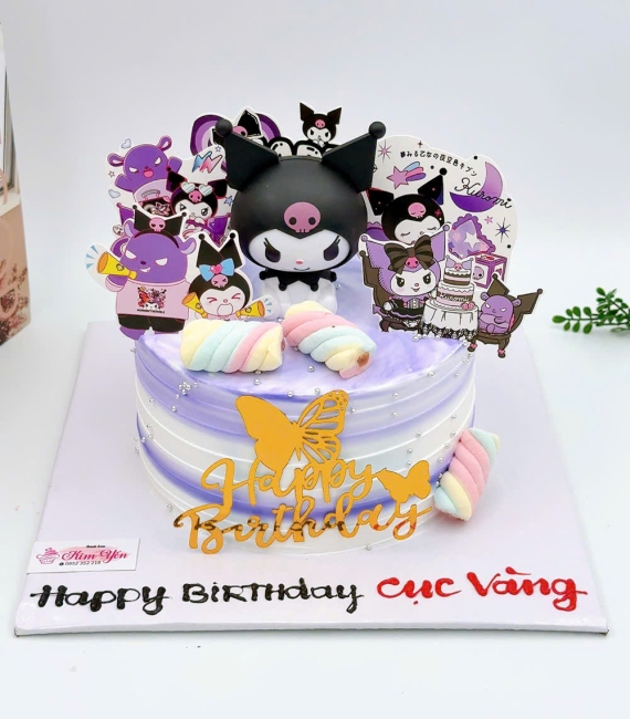 Mẫu bánh kem kuromi hot tại Cao Lãnh