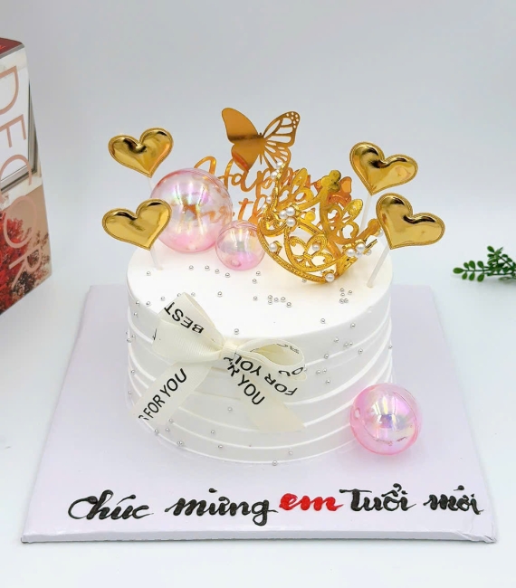 Bánh Kem dành cho nữ làm theo yêu cầu tại cao lãnh