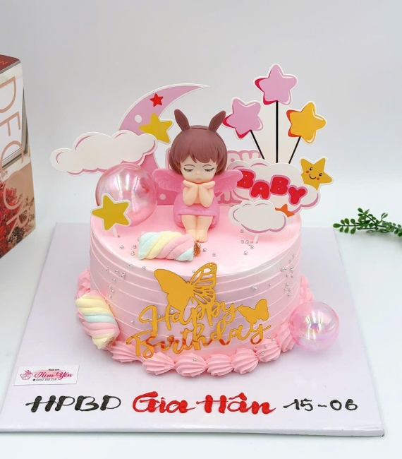 Bánh Kem phụ kiện công chúa đẹp cho bé gái