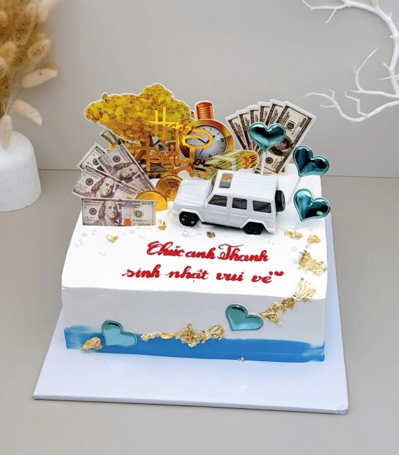 Bánh Kem hình vuông dành cho nam