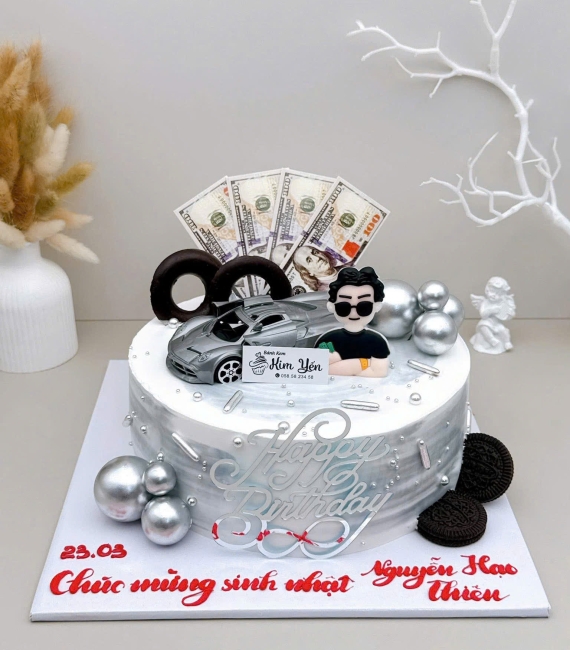 Bánh kem đô la tặng cho bố