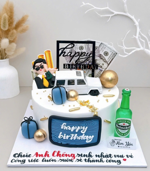 Bánh kem dành cho nam siêu xe vip